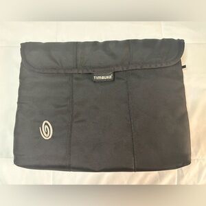 Timbuk2 Black Nylon Laptop Sleeve with Front Logo